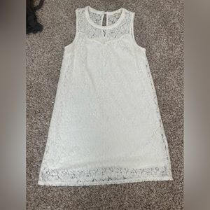 White lace dress